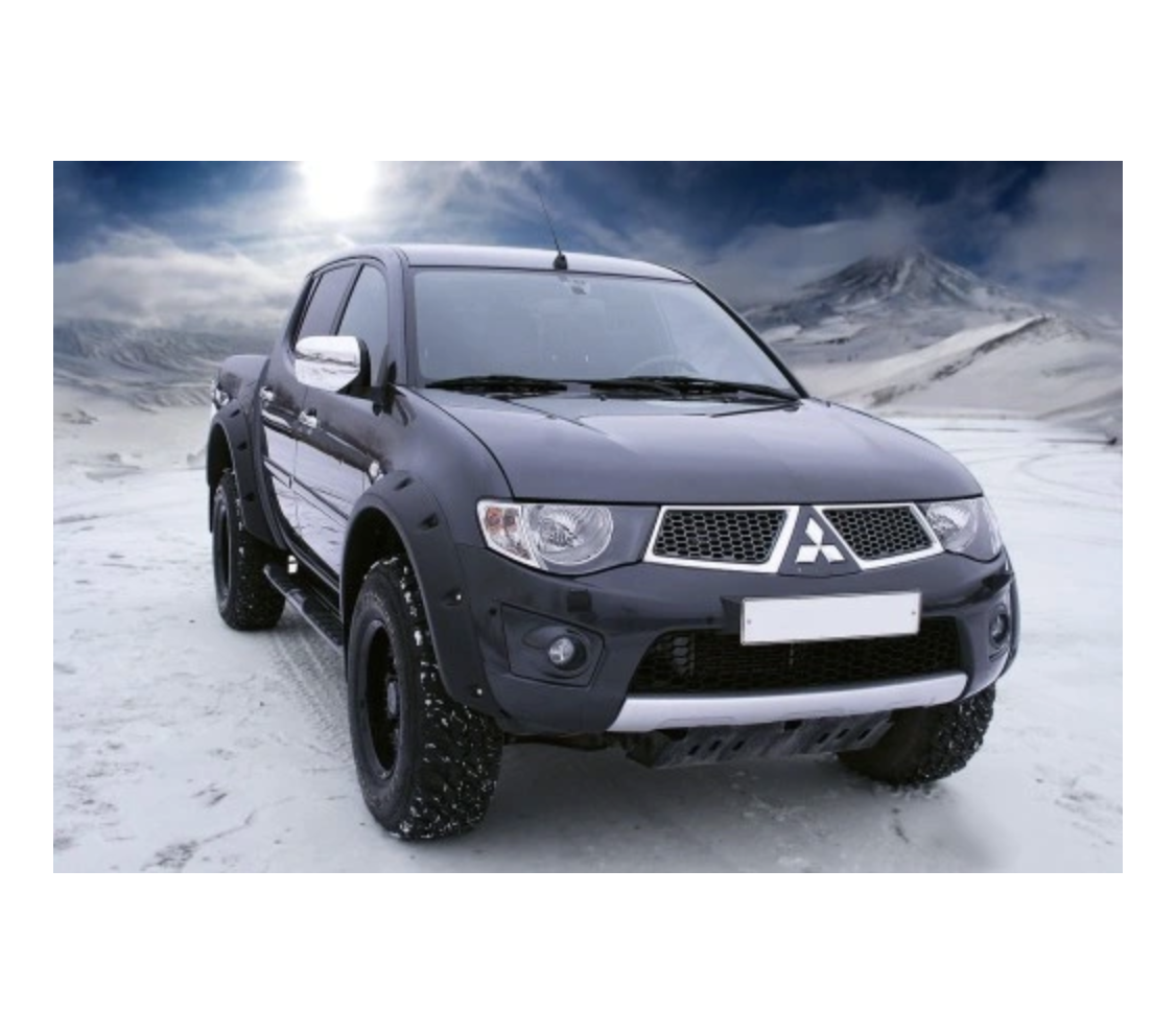 Skjermbreddere LLDPE Mitsubishi L200 (2005-15) 17,5cm
