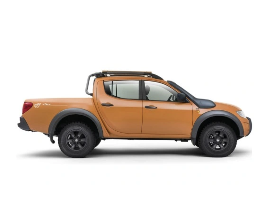 Skjermbreddere LLDPE Mitsubishi L200 (2005-2015) 6cm