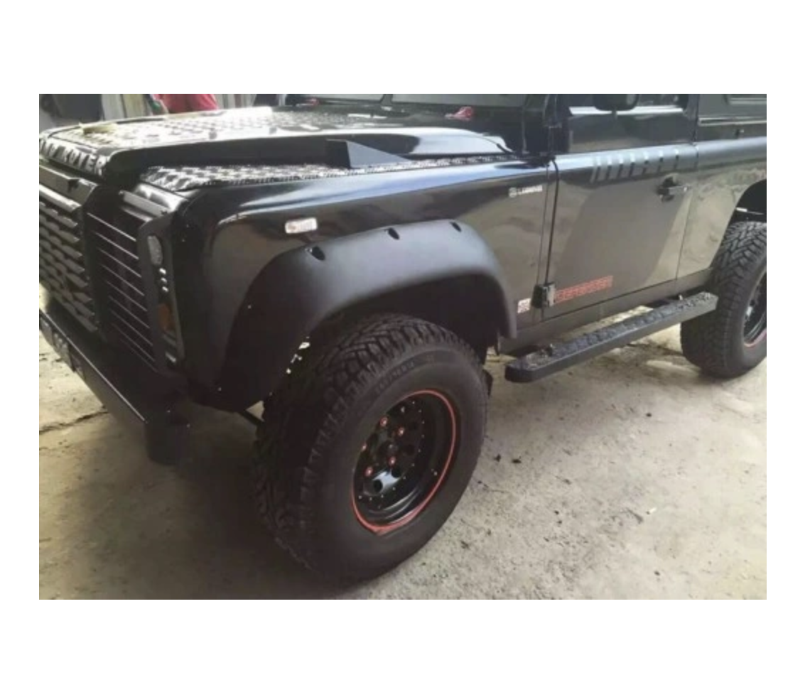 Skjermbreddere LLDPE Land Rover Defender TD4/TD5 12cm