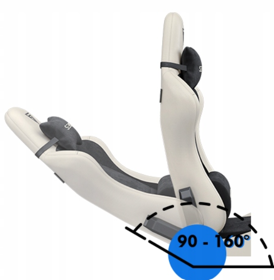 Gamingstol kontorstol Sense7 Alcantara materiale +  øko-skinn Max 150kg