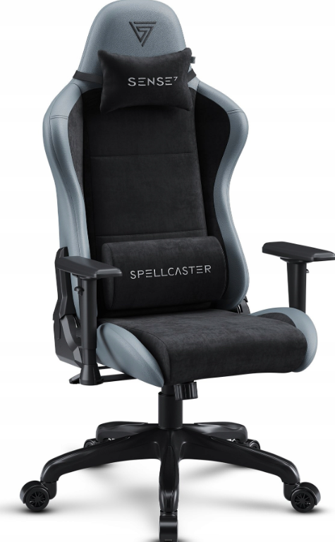 Gamingstol kontorstol Sense7 Alcantara materiale +  øko-skinn Max 150kg