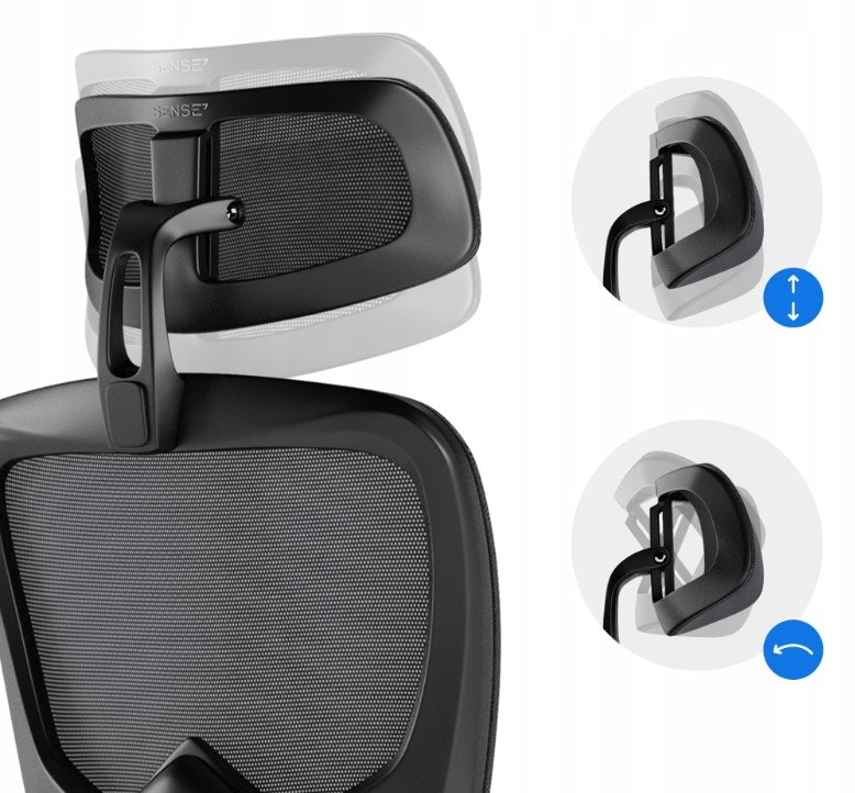 Gamingstol kontorstol Sense7 VENO Max-120kg Ergonomisk