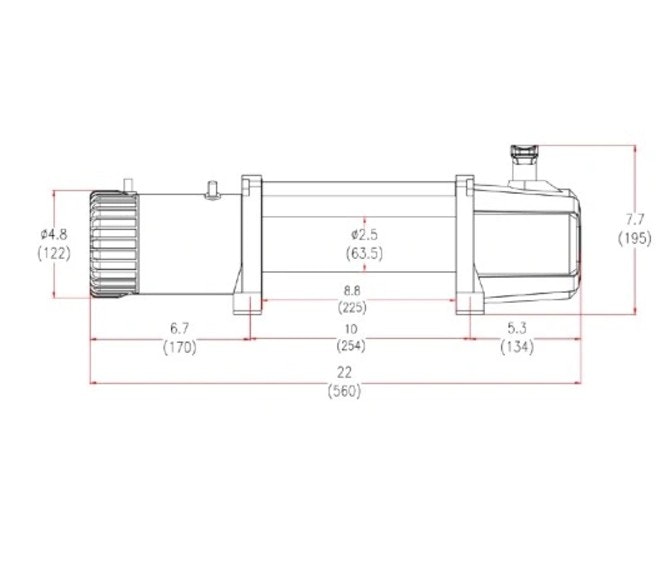 VINSJ Titanium Hunter 13000LBS 12V