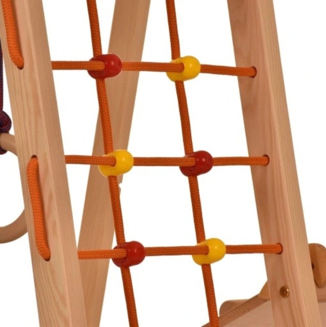 Klatrestativ - lekeplass for barn 125x100x80 cm 6in1 RINAGYM Montessori