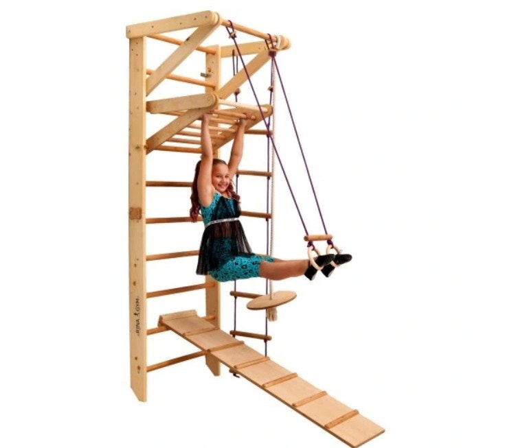 Ribbevegg Turnringsstige 8i1 Rinagym 230x80x70 cm