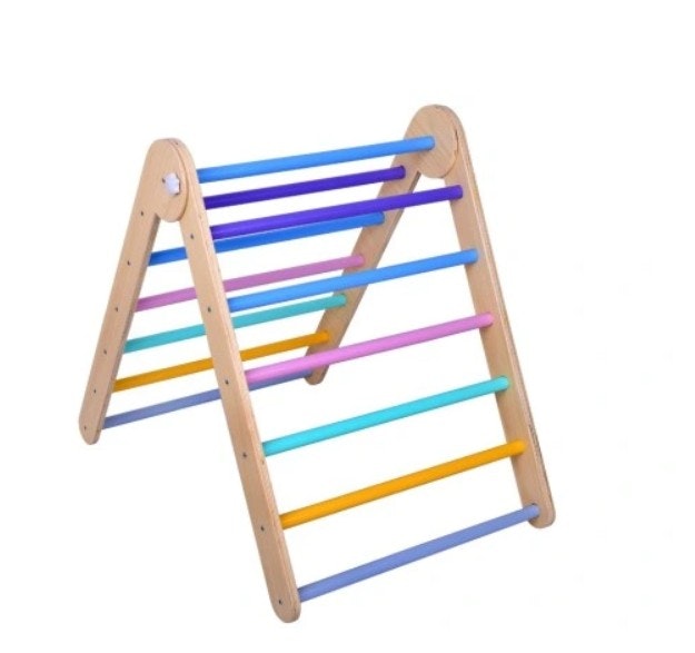 Montessori klatrestativ / stige vegg Lekeplass i tre 3 i 1