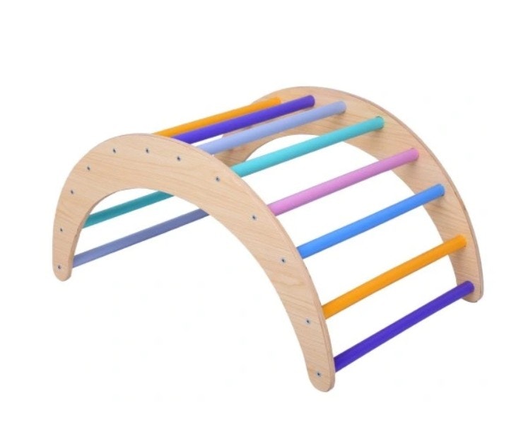 Montessori klatrestativ / stige vegg Lekeplass i tre 3 i 1