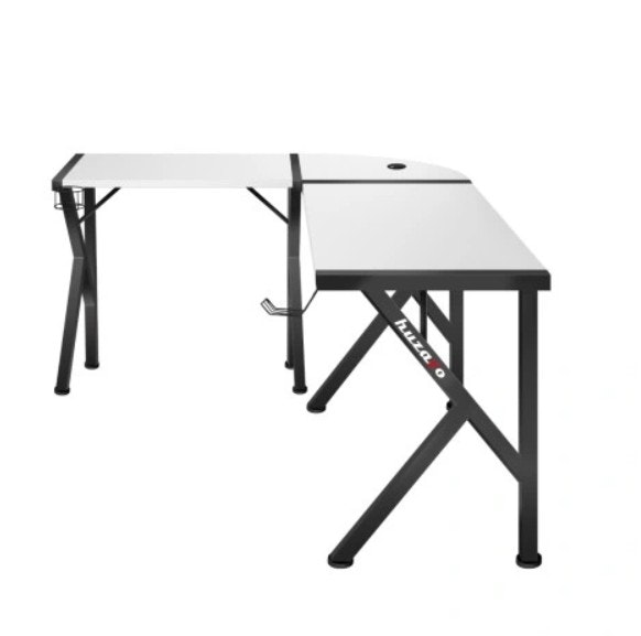 Gaming bord - Skrivebord Hjørnebord Huzaro Hero 6.3 Hvit