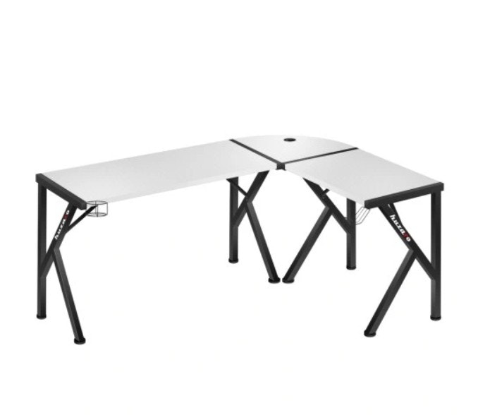 Gaming bord - Skrivebord Hjørnebord Huzaro Hero 6.3 Hvit