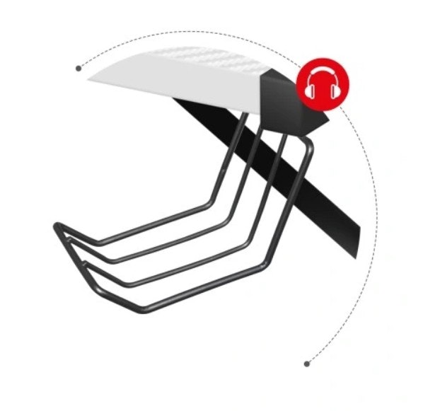 Gaming bord - Skrivebord Hjørnebord Huzaro Hero 6.3 Hvit