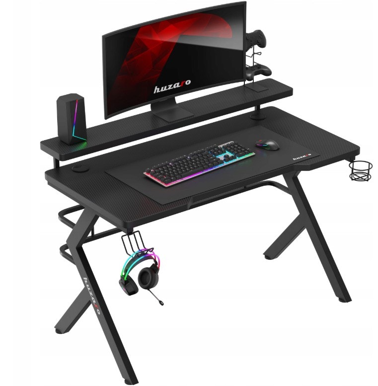 Gaming bord - Skrivebord Huzaro Hero 5.0 Black