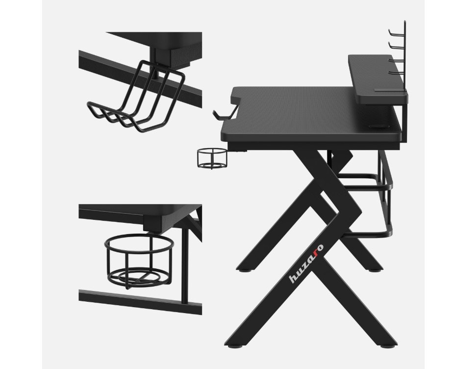 Gaming bord - Skrivebord Huzaro Hero 5.0 Black