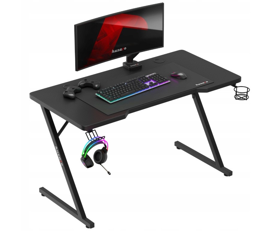 Gaming bord - Skrivebord Huzaro 2.5 Black