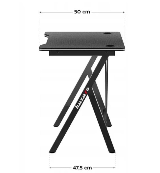 Gaming bord - Skrivebord Huzaro Hero 1.4 Black