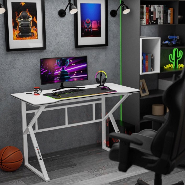 Gaming bord - Skrivebord Huzaro Hero 1.6 Hvit