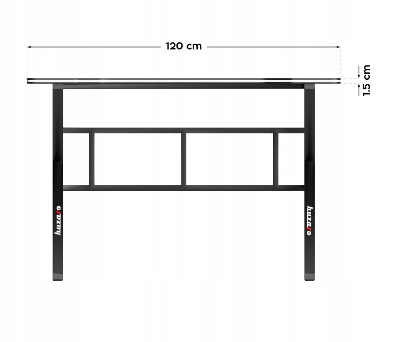 Gaming bord - Skrivebord Huzaro Hero 1.6 Svart