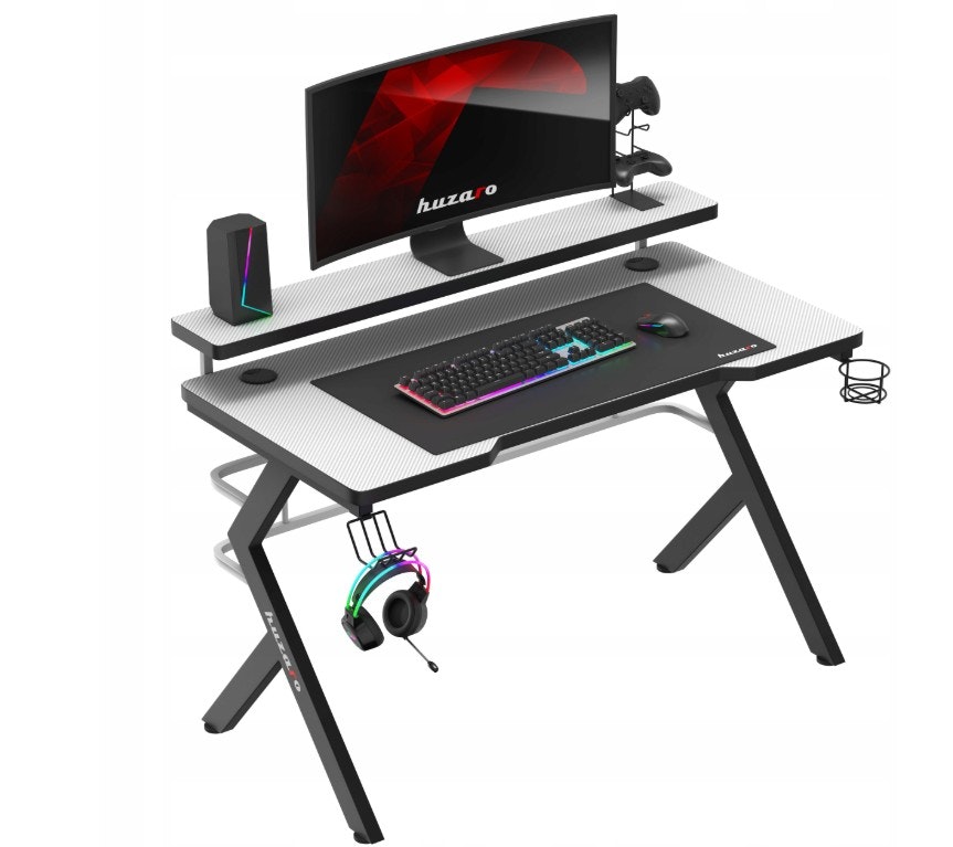 Gaming bord - Skrivebord Huzaro Hero 5.0 White