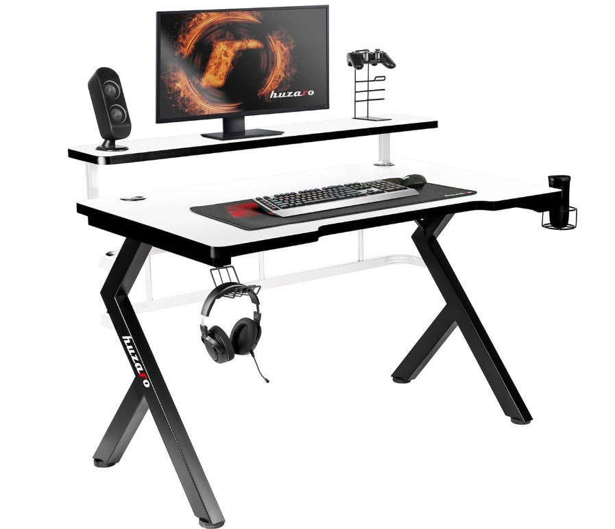 Gaming bord - Skrivebord Huzaro Hero 5.0 White