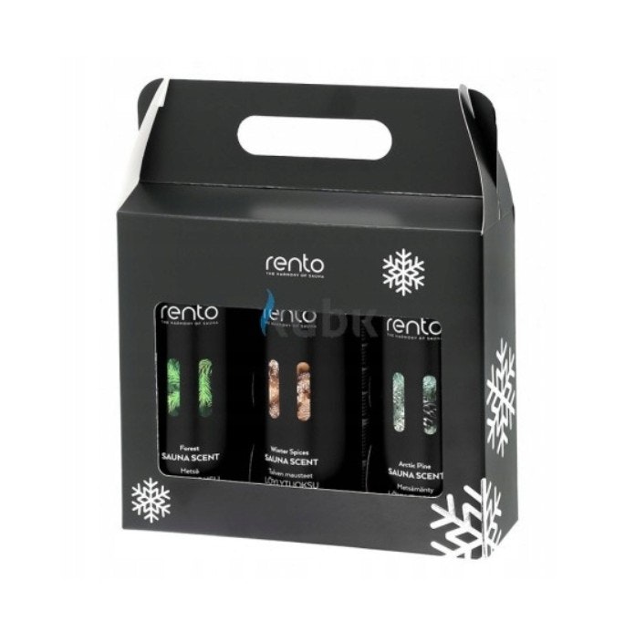 Rento Sauna Scent Limited Edition gave RENTO BOX - 3 x 400 ml