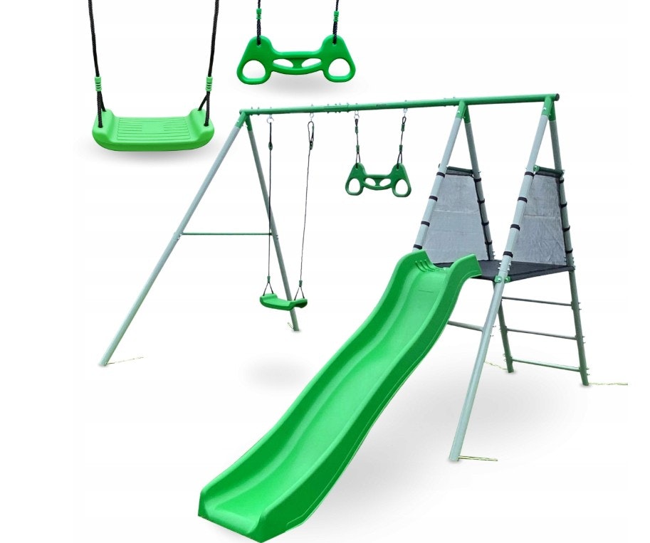 Lekeplass Hage Swing Slide Gymnastic Trapes XXL hageleken
