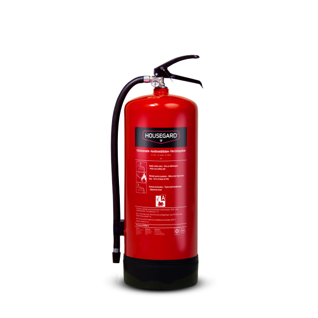 Housegard 9 L vattensläckare, röd, WE9HR-A