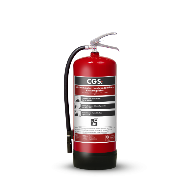 CGS 9 L vattenbrandsläckare med tillsats, WAE9CR-A SE/FI