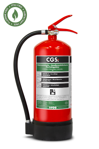 CGS 6 liter X-Fog handbrandsläckare, WA6XF-A