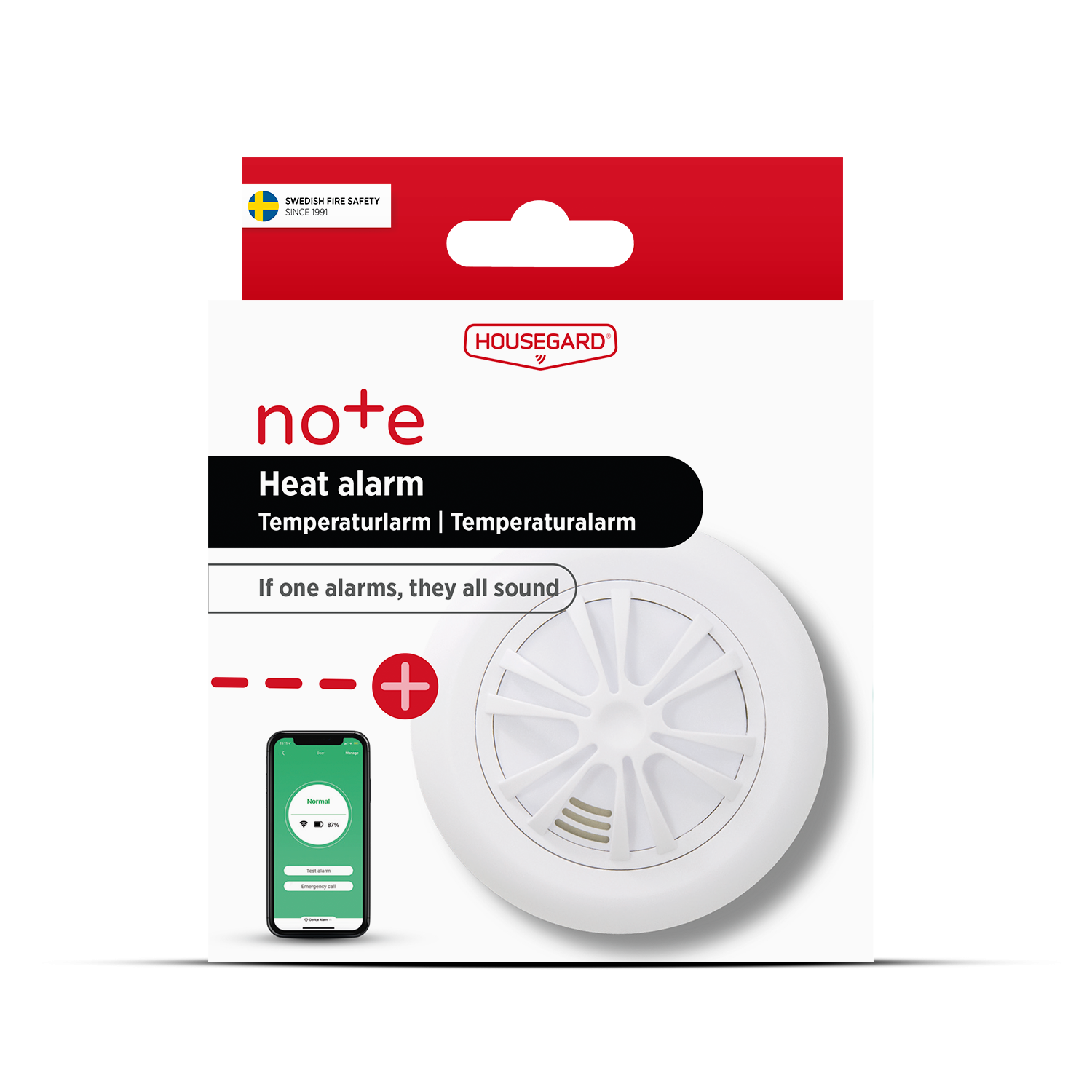 Housegard Note HA224WS Smart Temperaturvarnare