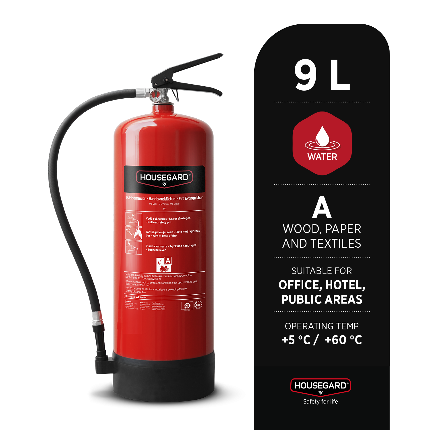 Housegard 9L vattensläckare, WE9HO-A
