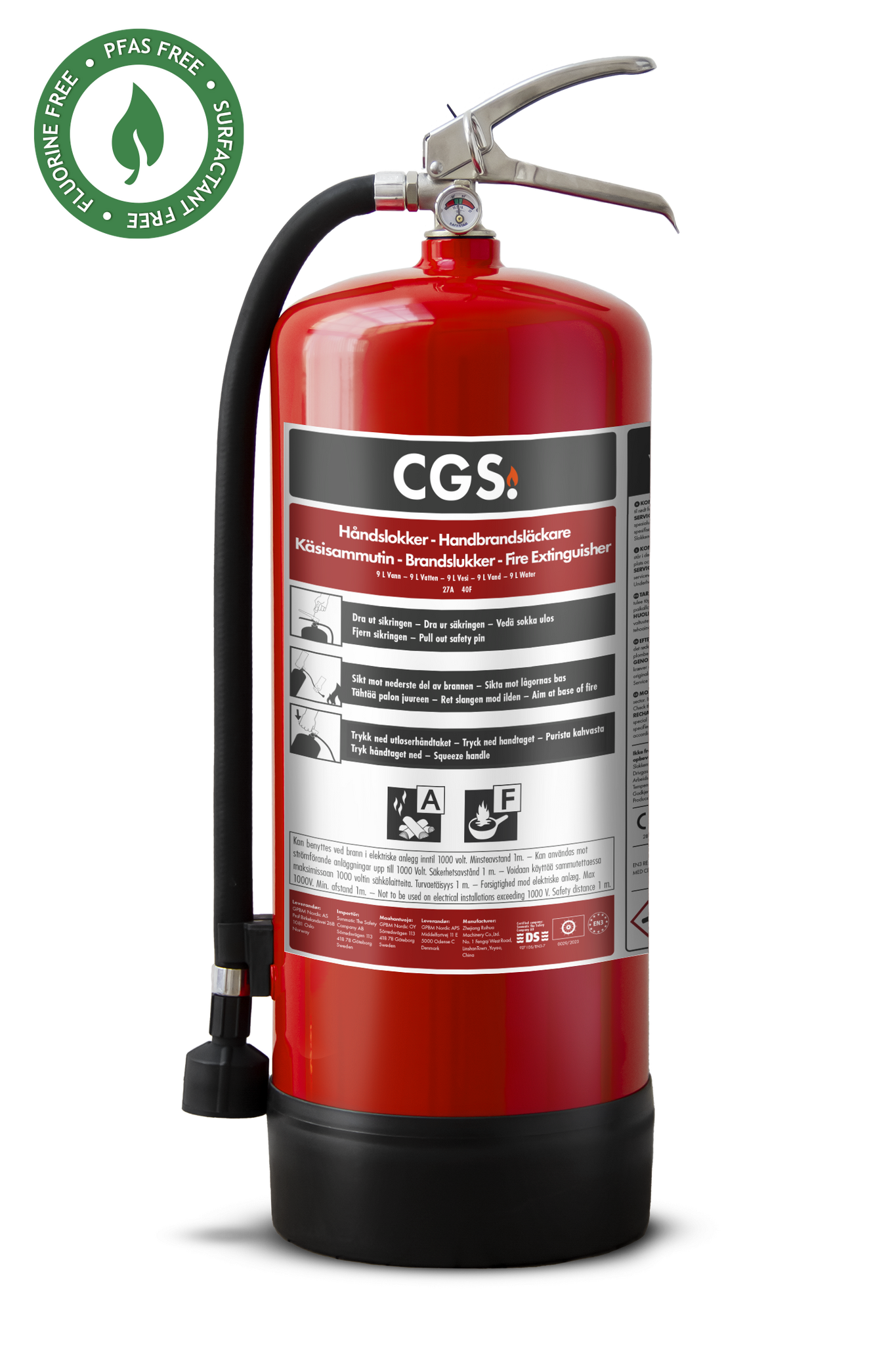 CGS 9L water mist, WME9CR-A