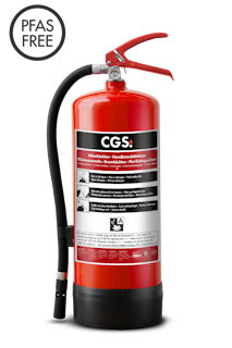 4-pack CGS 6 L vattenbrandsläckare med fluorfri tillsats, WAE6CR-B