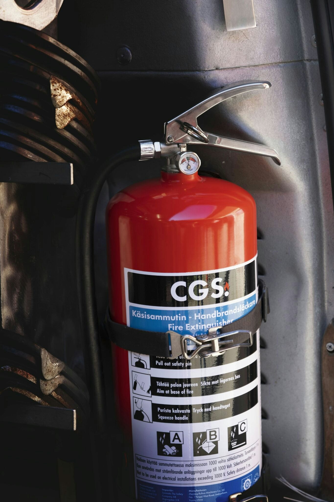 CGS 6 kg pulversläckare, PE6CR-A SE/FI