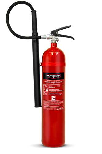 Housegard 5 kg koldioxidsläckare, röd, K5TGX