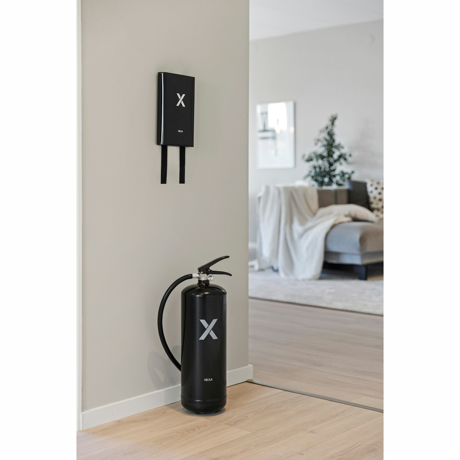 Nexa Brandsläckare Svart 6kg 43A