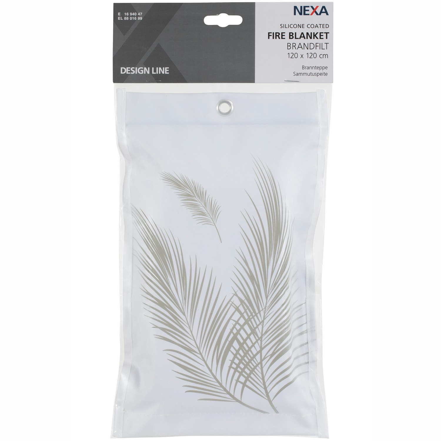 Nexa FB-120 VMP Brandfilt Silikon Palmblad 120x120