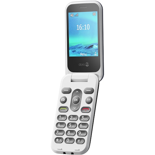 Doro Mobiltelefon 4G 2821 Blå/Vit