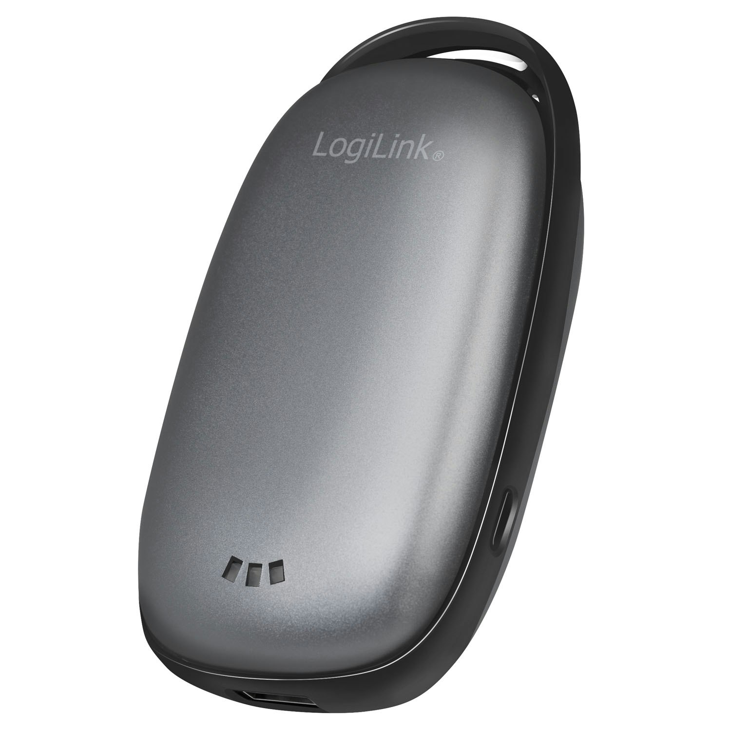 Handvärmare/PowerBank 4.000 mAh 10W  Metallgrå