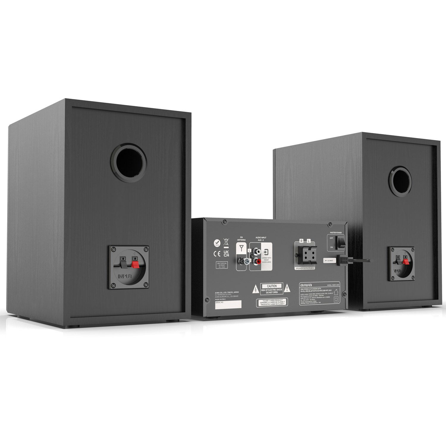 AIWA Micro stereo system, Bluetooth 5.0-mottagare