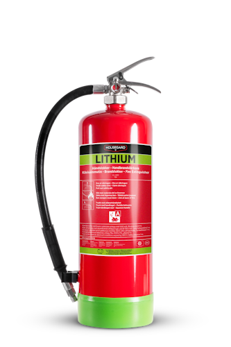 Housegard 6 liter AVD brandsläckare, röd, LITHEX6