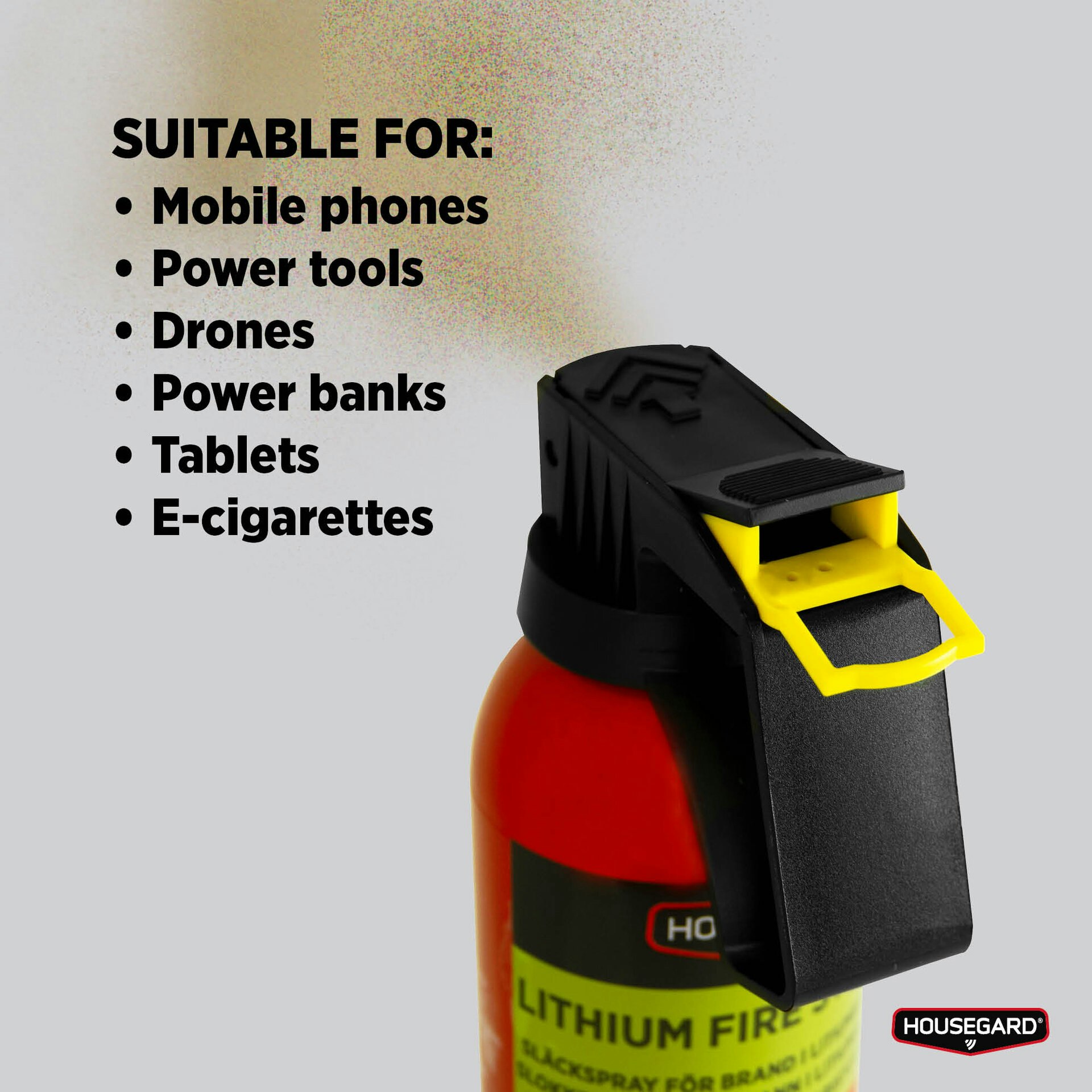 Housegard Lith-EX släckspray AVD, 500 ml