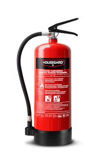 Housegard 6 L fettbrandsläckare PFAS fri, röd, FFE6HR-C