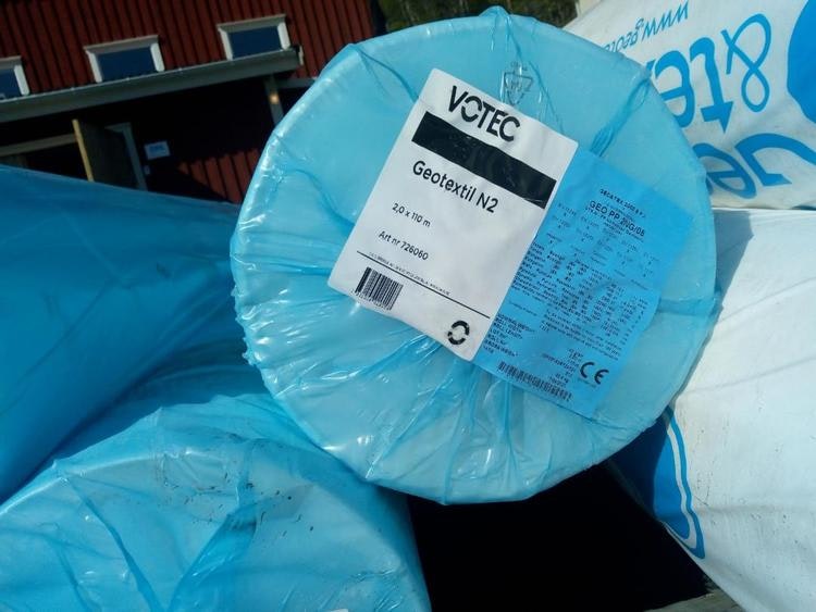 Svart 2x110m N2 (SKICKAS Ej)