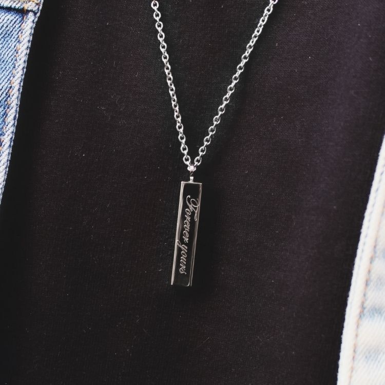 Hall + Forever Yours | Steel necklace