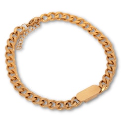 SACHARIAS | Steel Bracelet | Gold colored