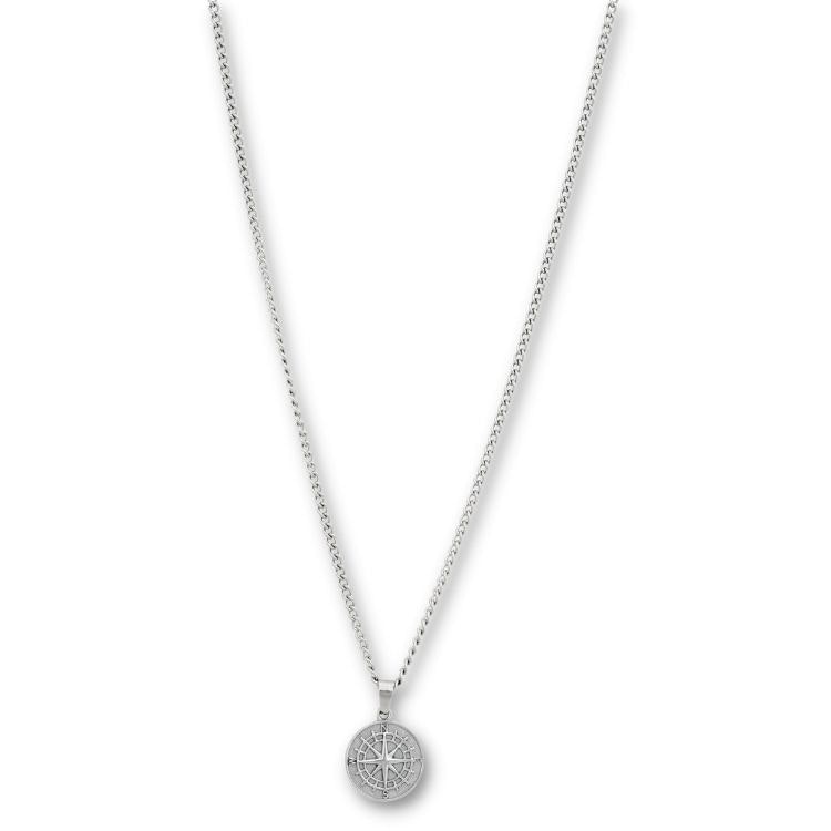 Harvey | Steel necklace | Compass