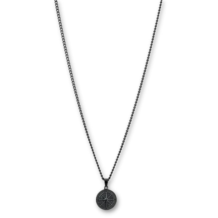 Harvey | Steel necklace | Compass