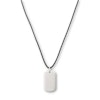 Herman| Steel necklace | Leather