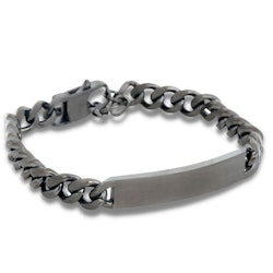 SEBASTIAN | Steel bracelet | Black