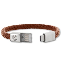 ANDROID USB-C | Charging bracelet | Brown