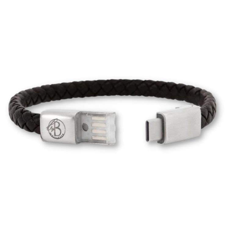 Charging bracelet | Black | Android USB-C